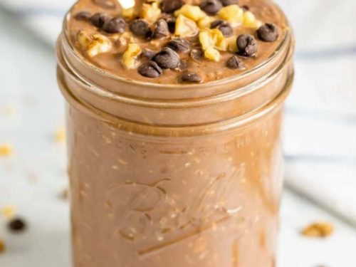 brownie overnight oats